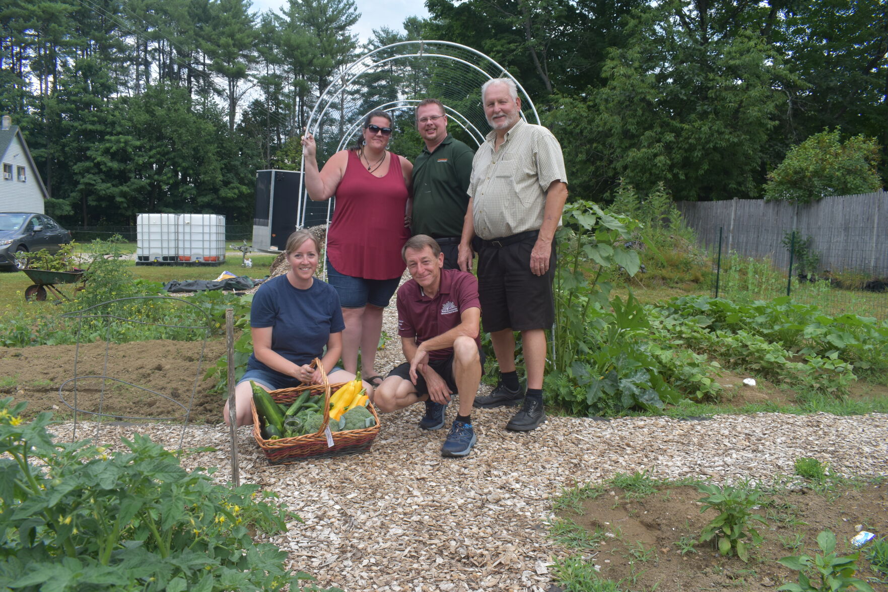 At White Horse in Ossipee, a new community garden grows hope
